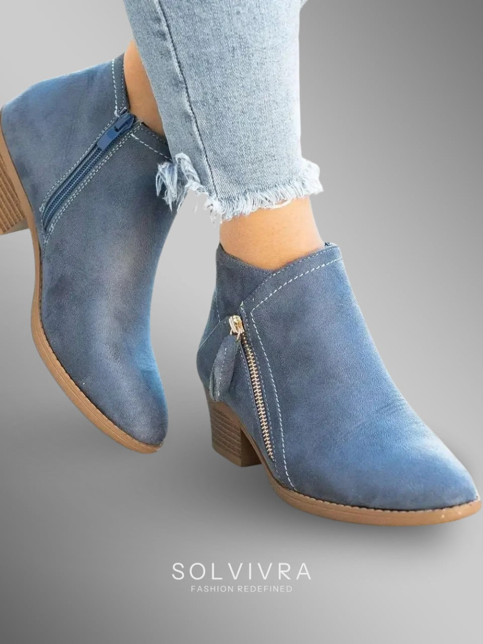 Solvivra Stomp in Style Ankle Boots