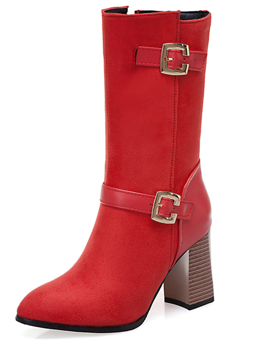 Solvivra Strapped Allure High Heel Boots