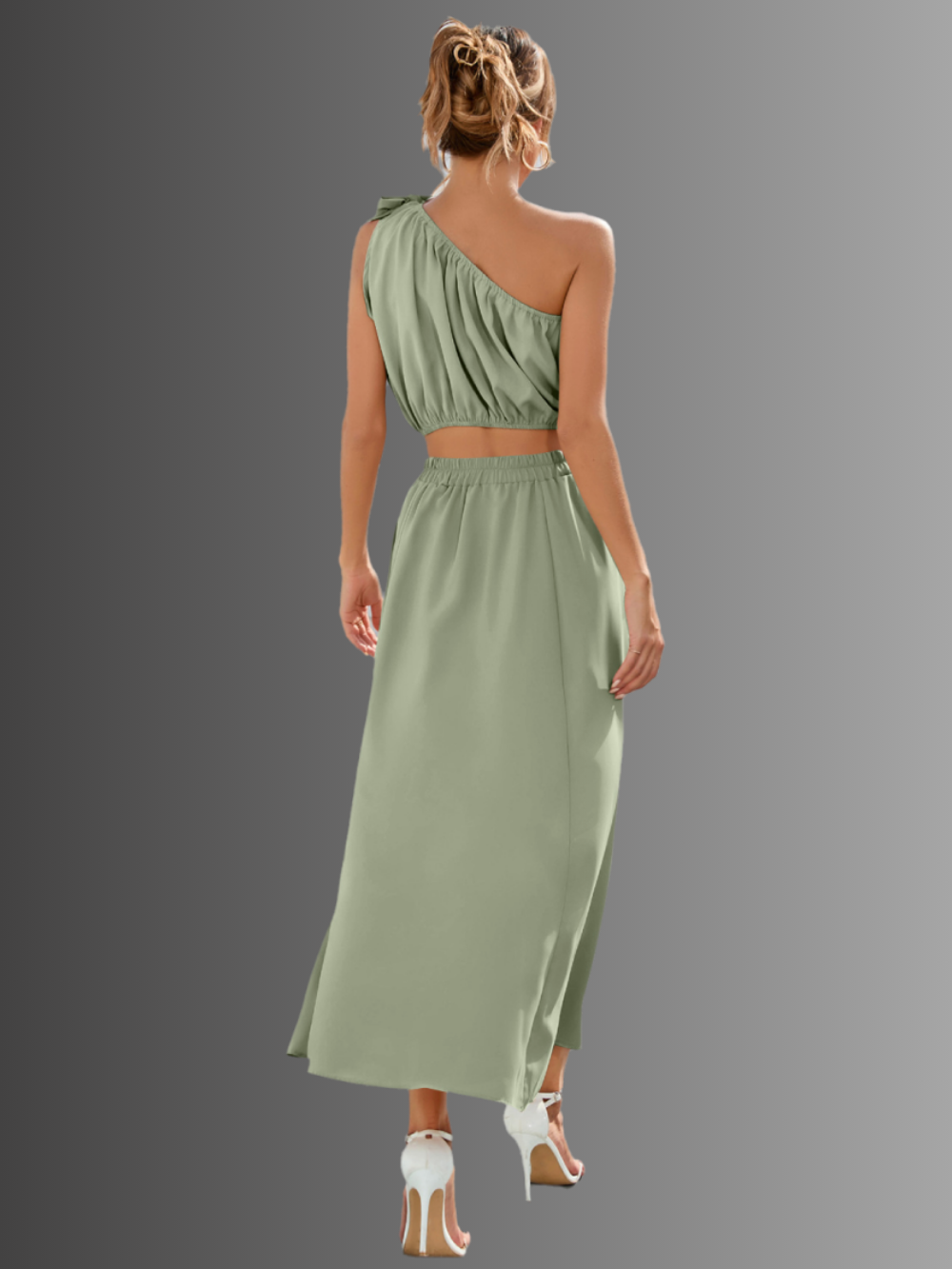 Solvivra Cut to Impress Top and Skirt Set