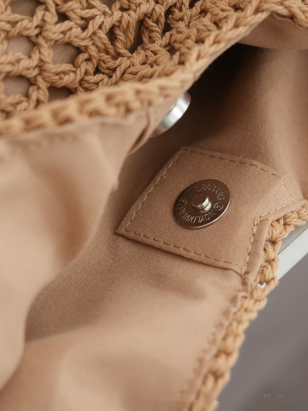 Solvivra Artisan Weave Cotton Tassel Bag
