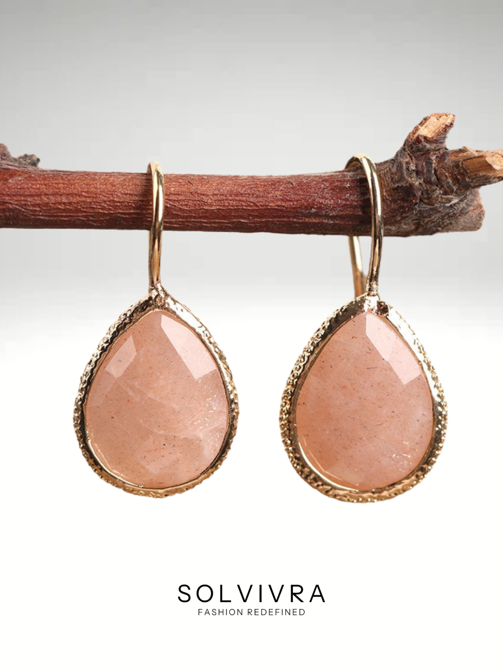 Solvivra Crystal Rainfall Drop Earrings
