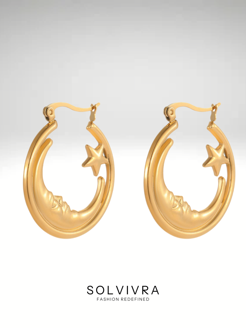 Solvivra Starstruck Hoop Earrings
