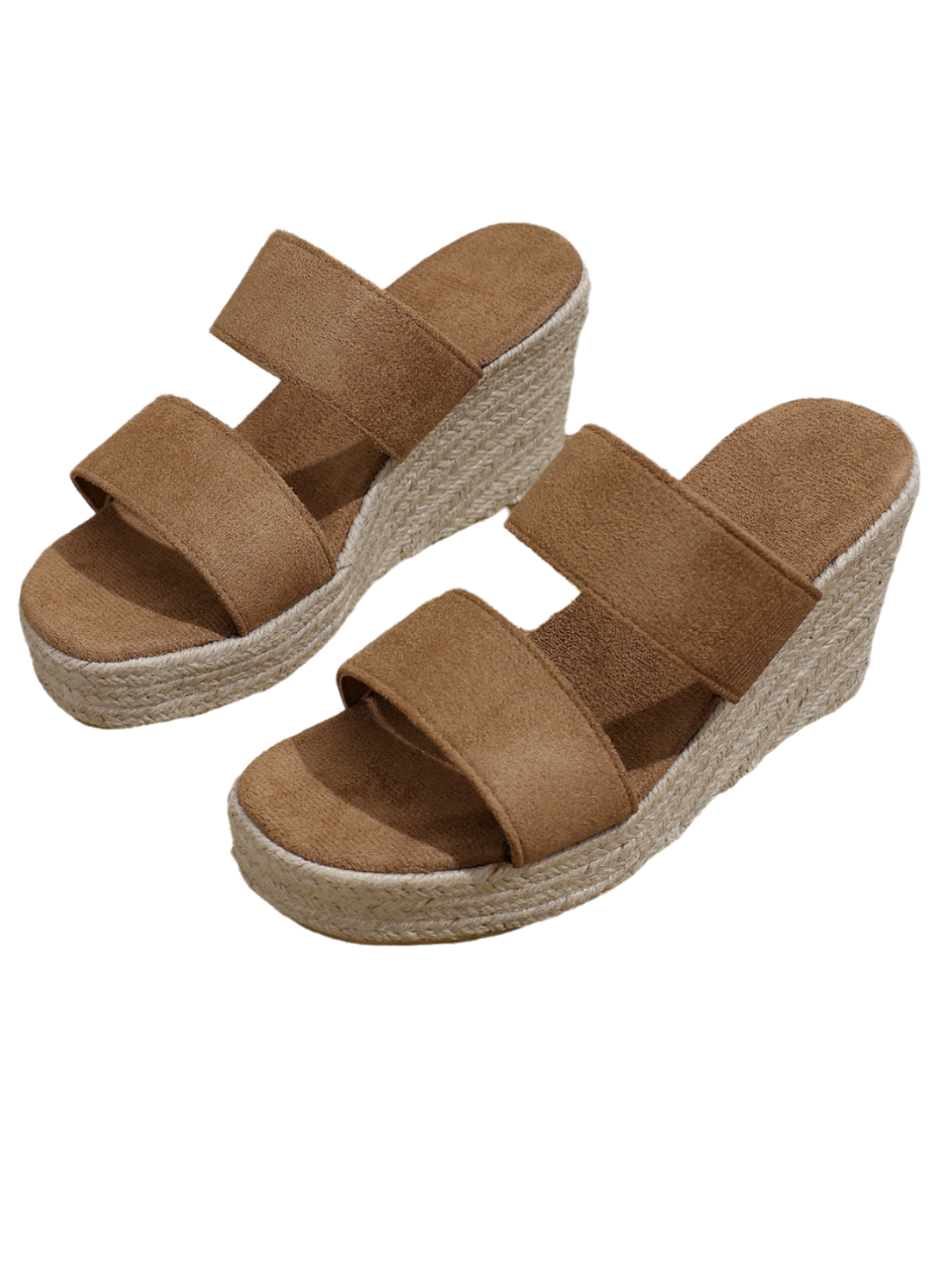 Solvivra Barely Bound Wedge Sandals