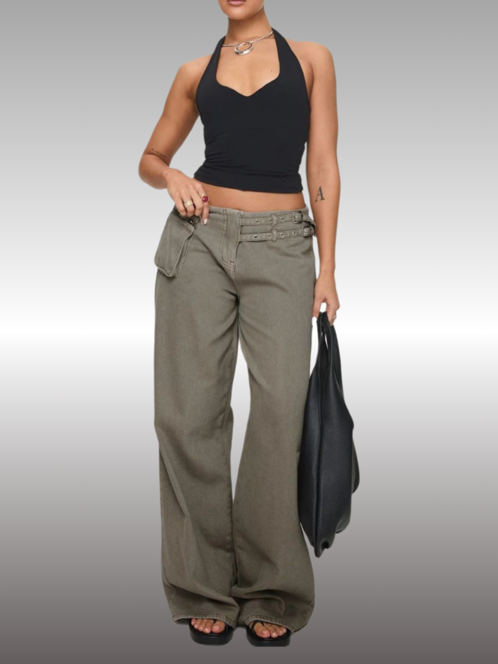 Solvivra Freedom Fit Wide Leg Pants