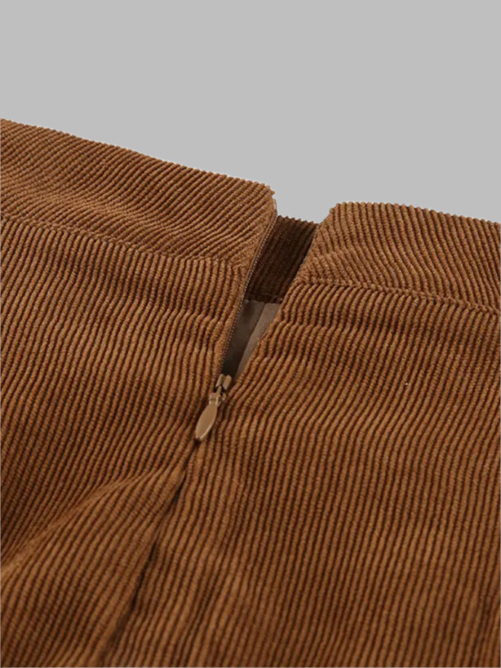 Solvivra Maple Stitch Corduroy Skirt