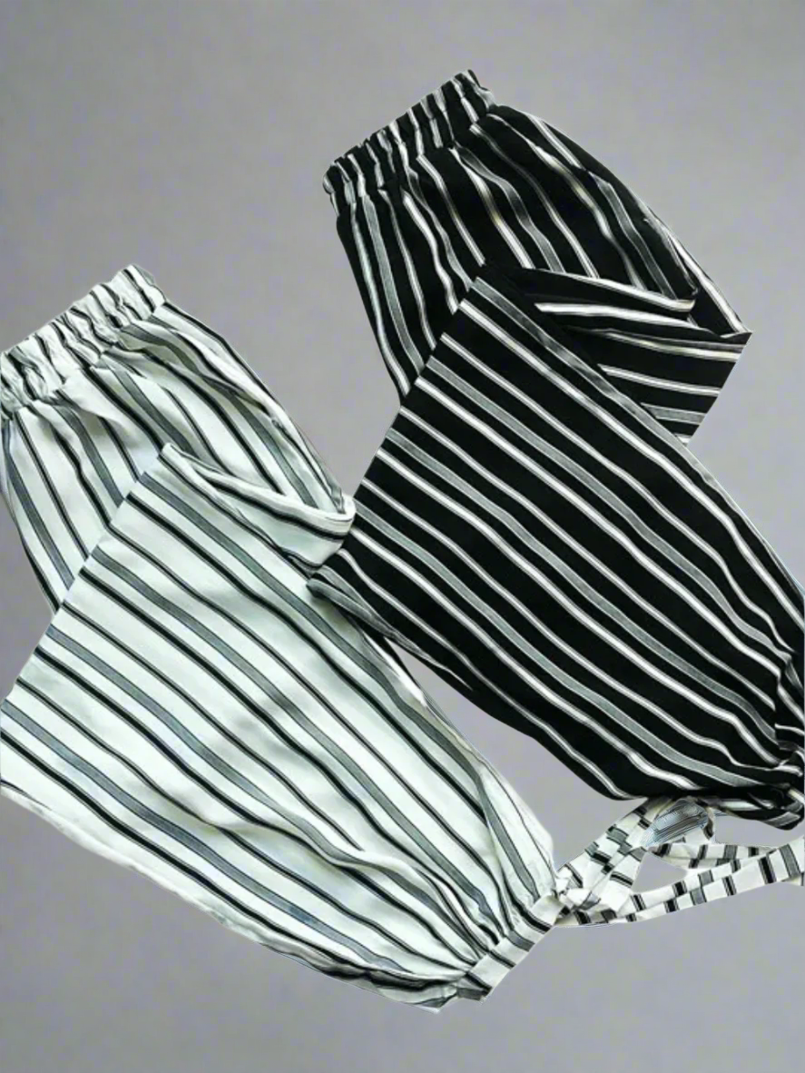 Solvivra Stripes in Motion Chiffon Pants