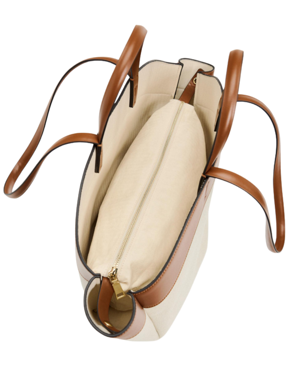 Solvivra Two-Tone Canvas Shoulder Bag