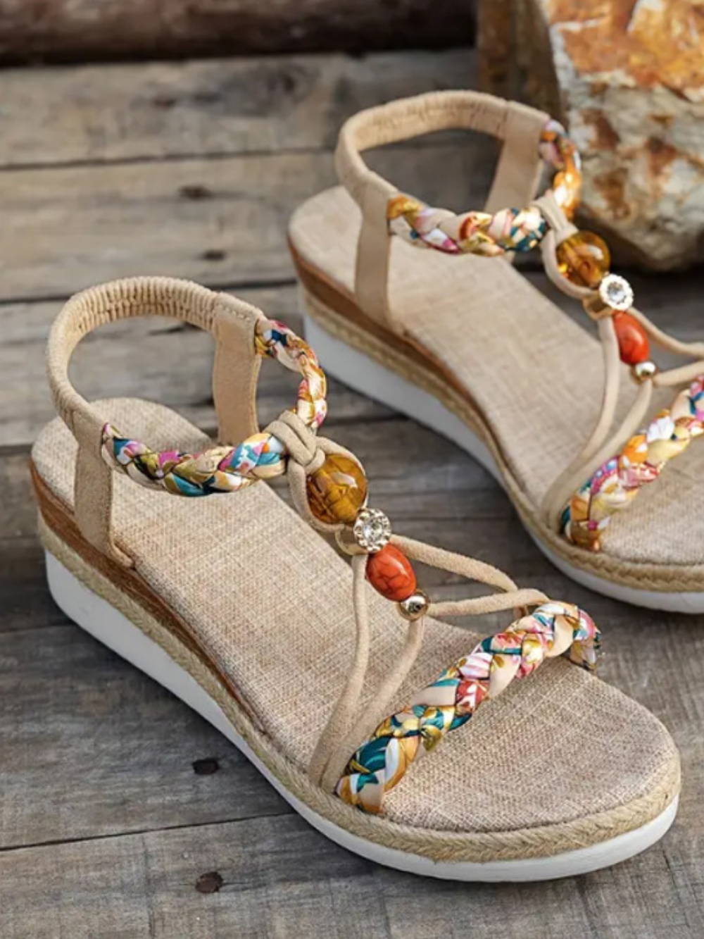 Solvivra Terra Tread Woven Sandals