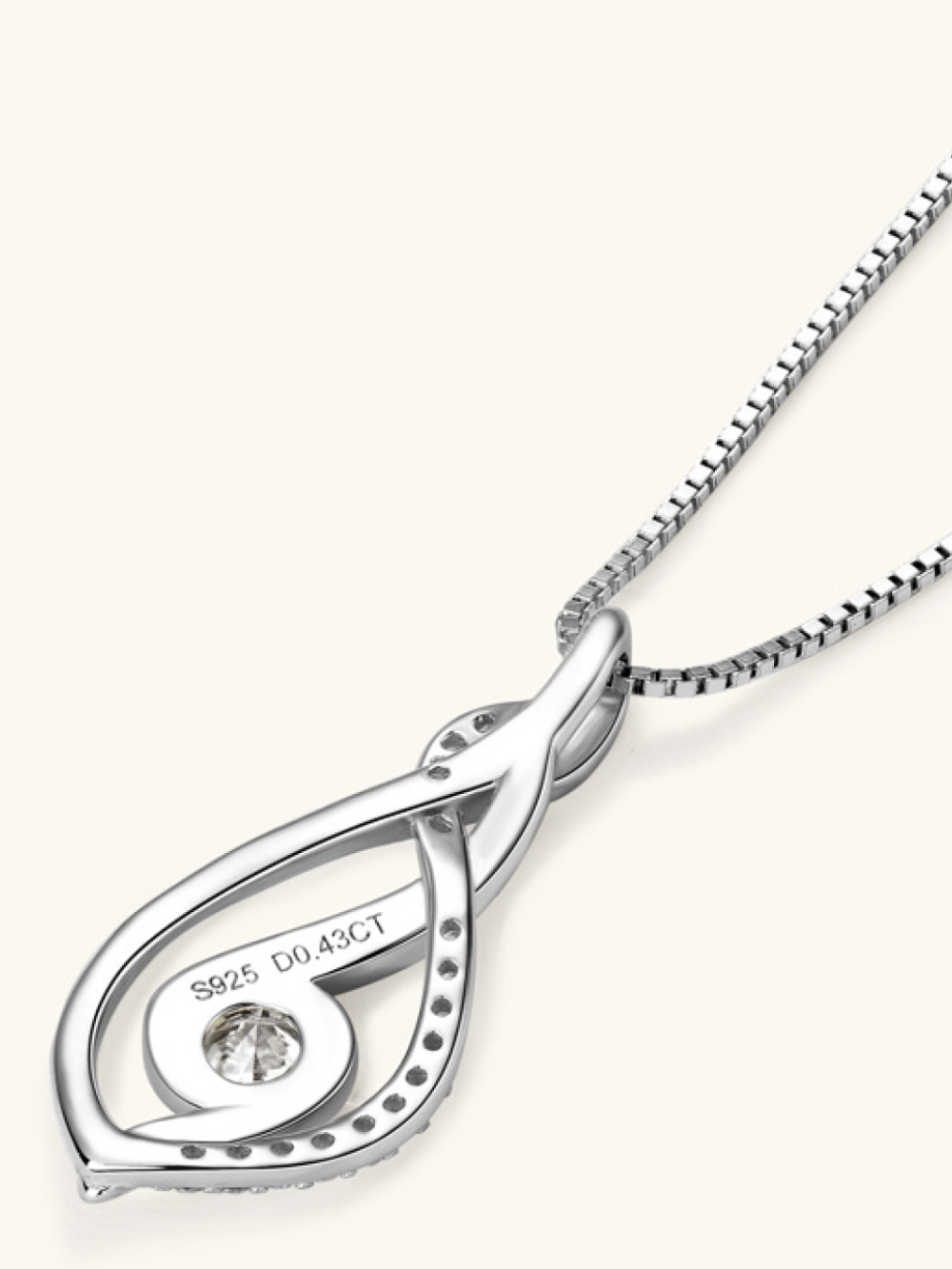 Solvivra Eternal Gleam Moissanite Necklace