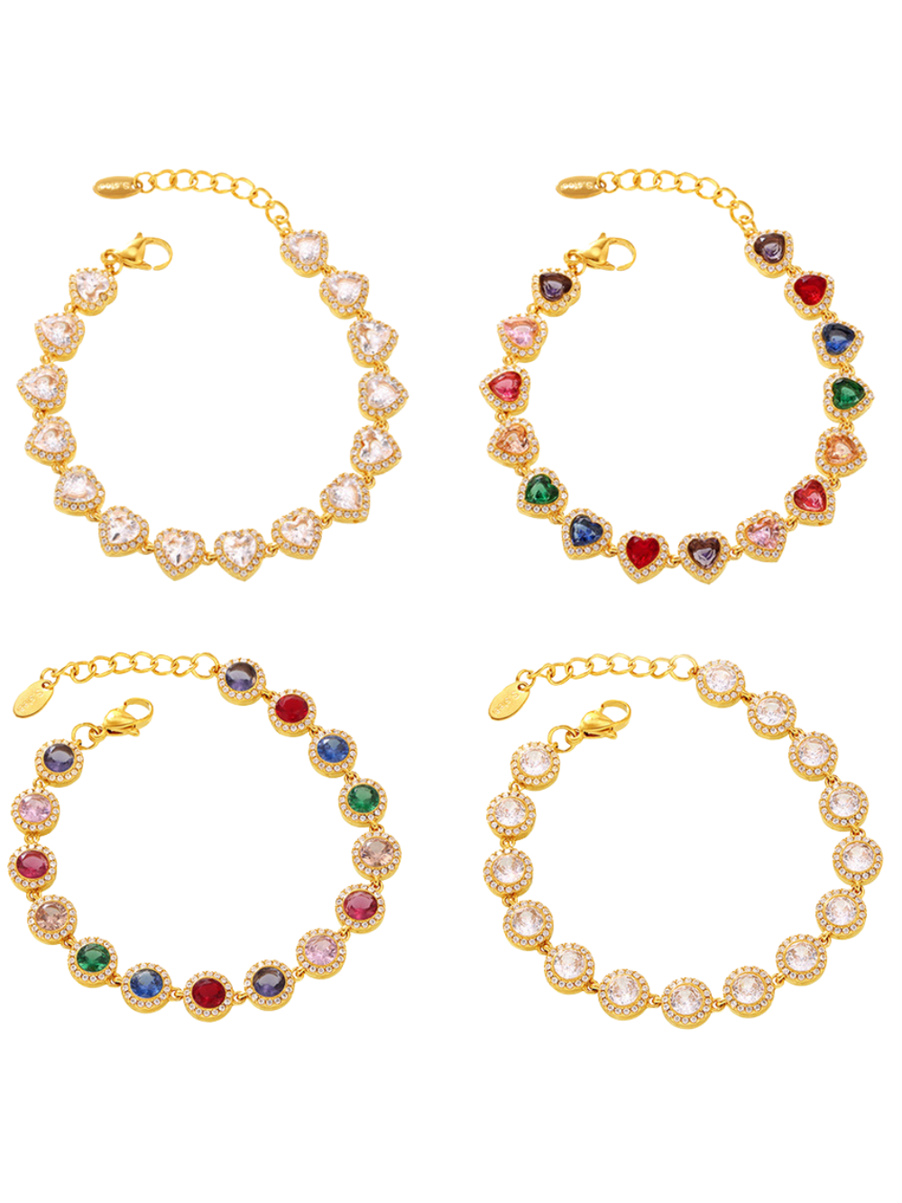 Solvivra Zircon Stitching Bracelet