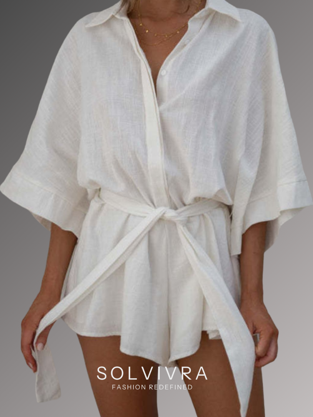 Solvivra Easy Authority Collared Romper