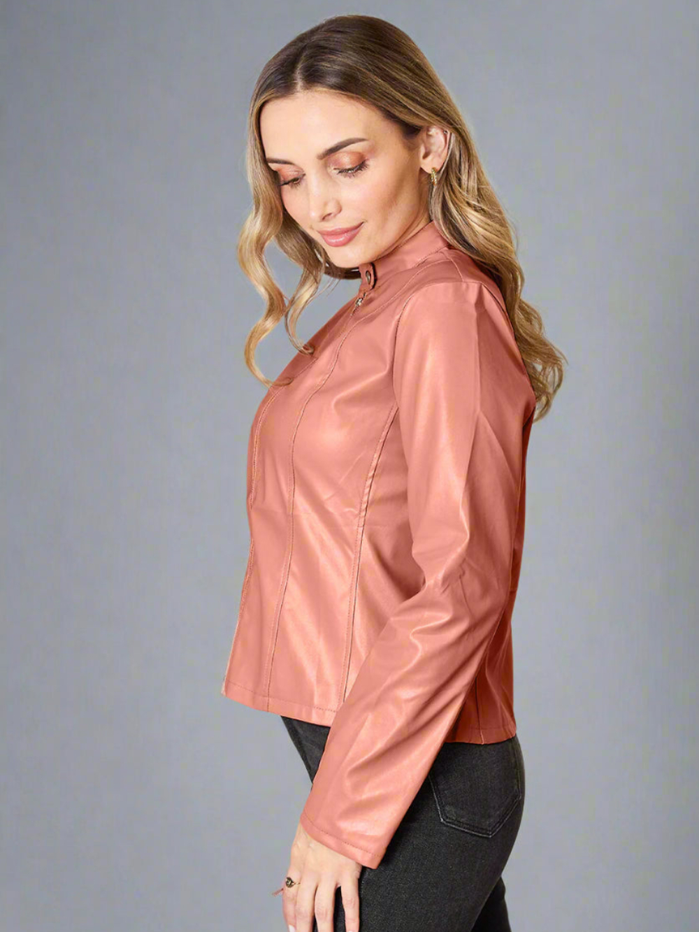 Solvivra Mockneck Rebel Zip Up Jacket