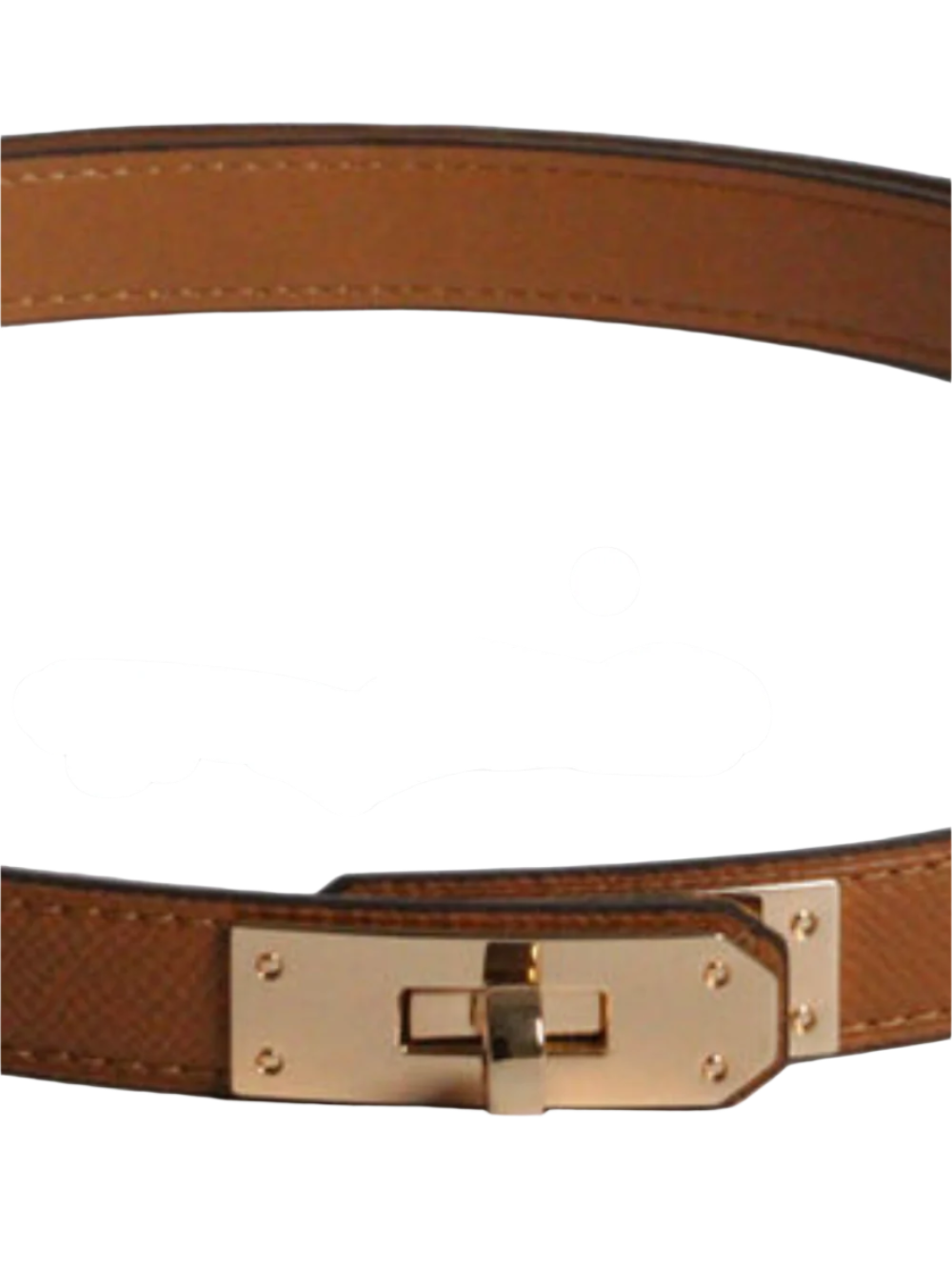Solvivra NudeLock Thin Leather Belt