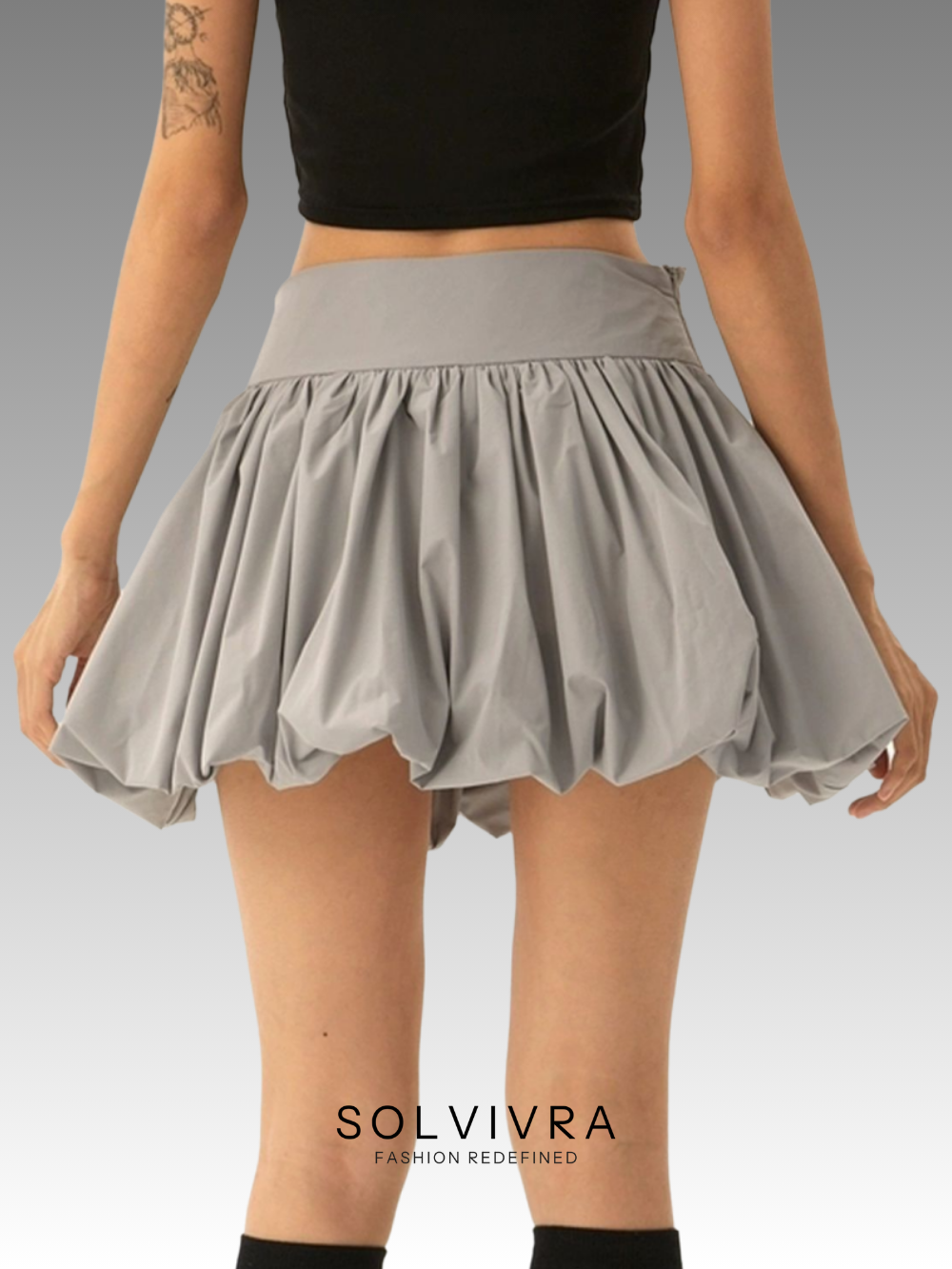 Solvivra Bubble Trouble Mini Skirt