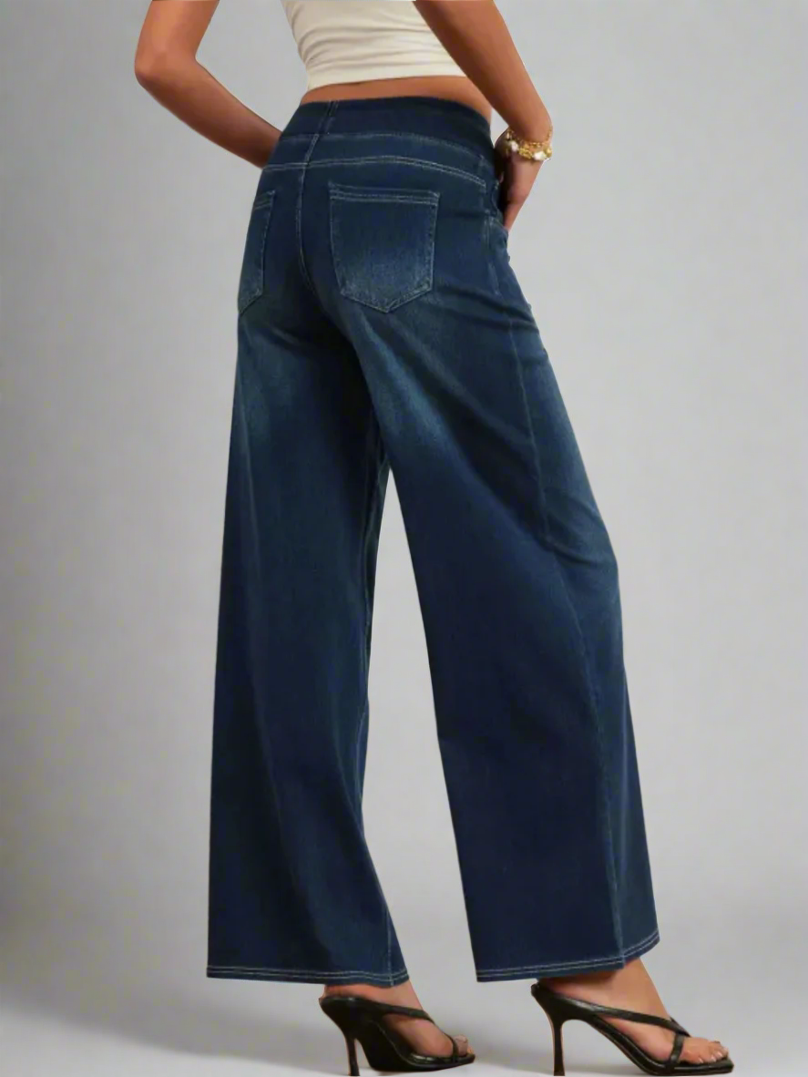 Solvivra Denim Echo Wide Leg Jeans