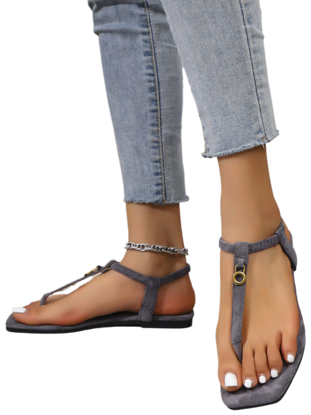 Solvivra Day Step Ankle Strap Sandals