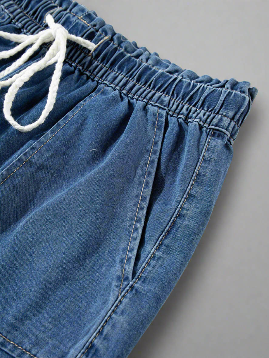 Solvivra Raw Revival Denim Shorts
