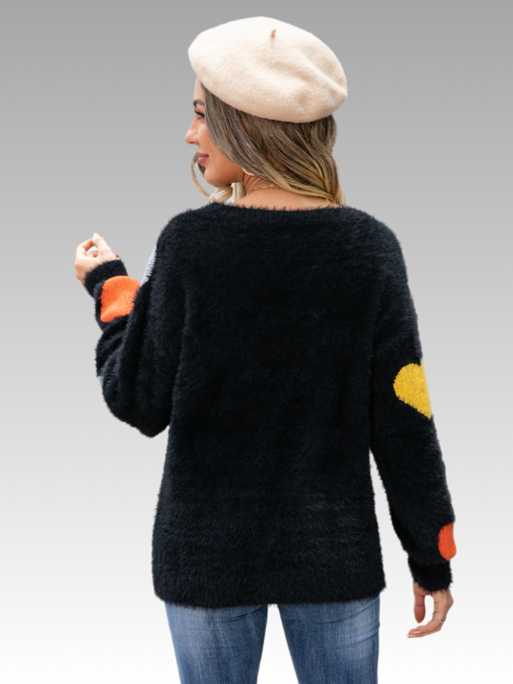 Solvivra Flutter Hearts Sweater