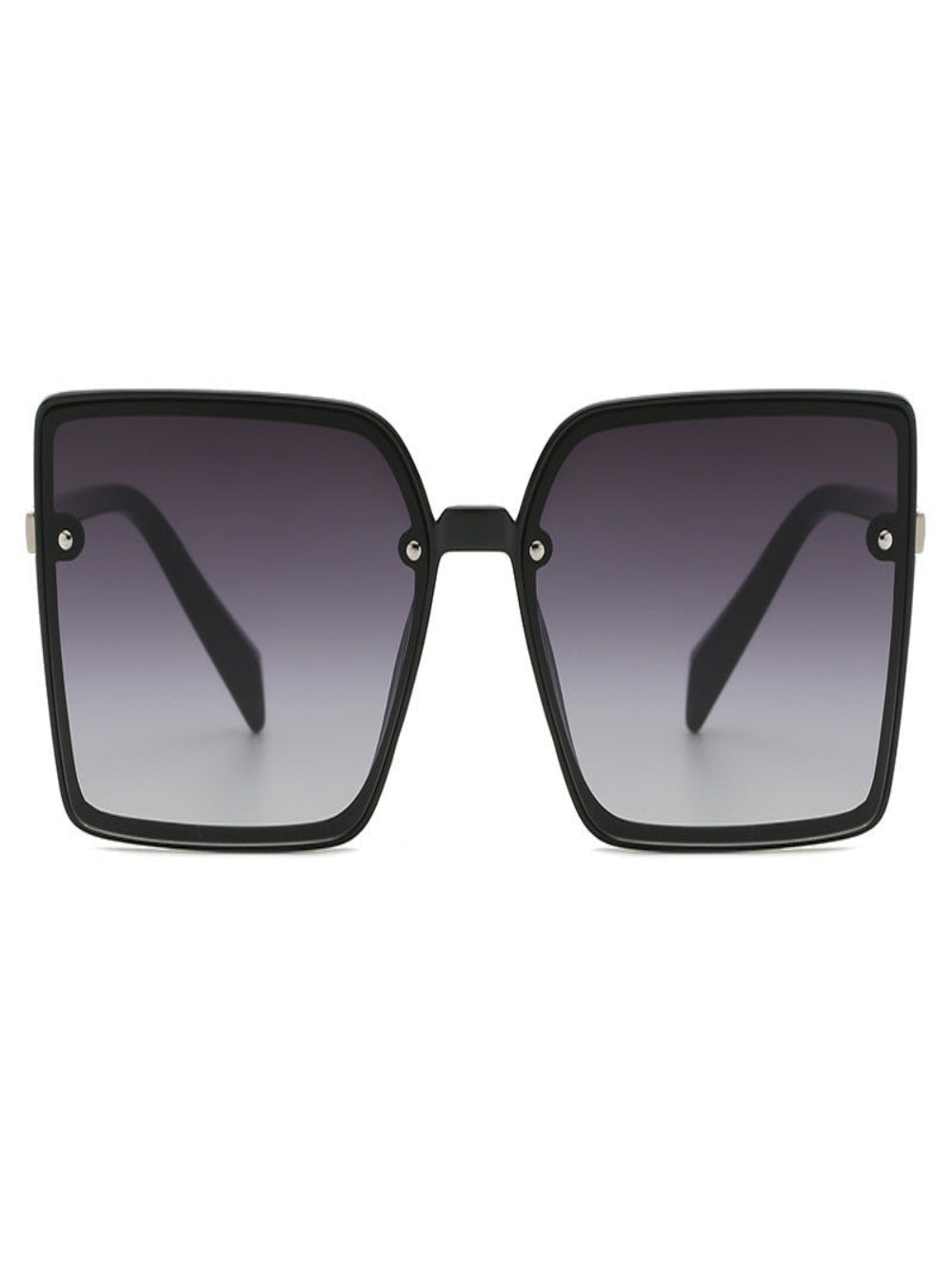 Solvivra Retrograde Chic Square Frame Sunglasses