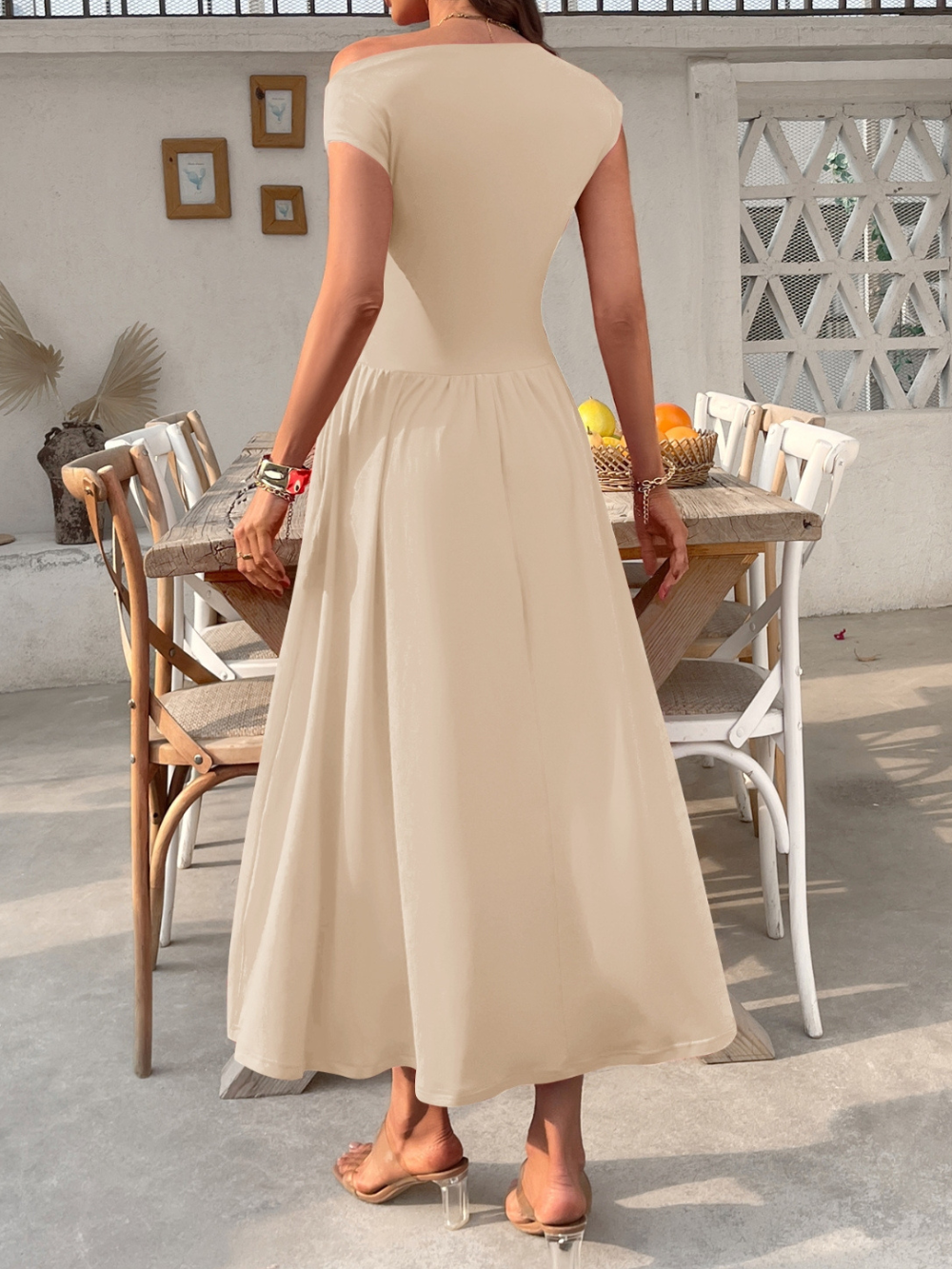 Solvivra Sway One-Shoulder Pocket Dress