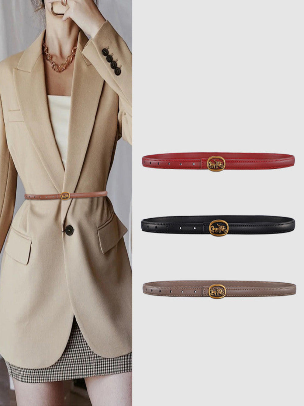 Solvivra Bound & Bold Ladies Vintage Belt