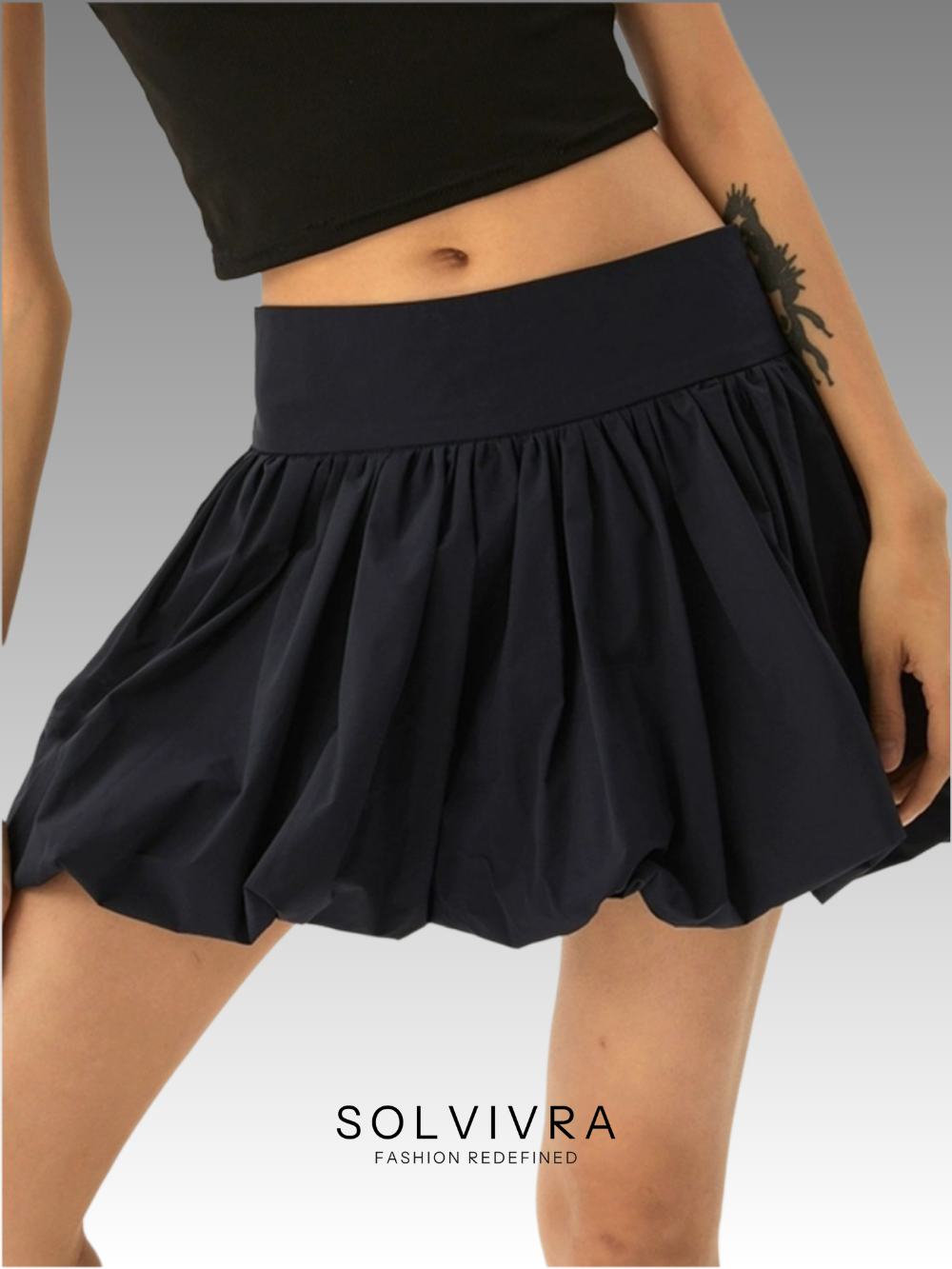 Solvivra Bubble Trouble Mini Skirt