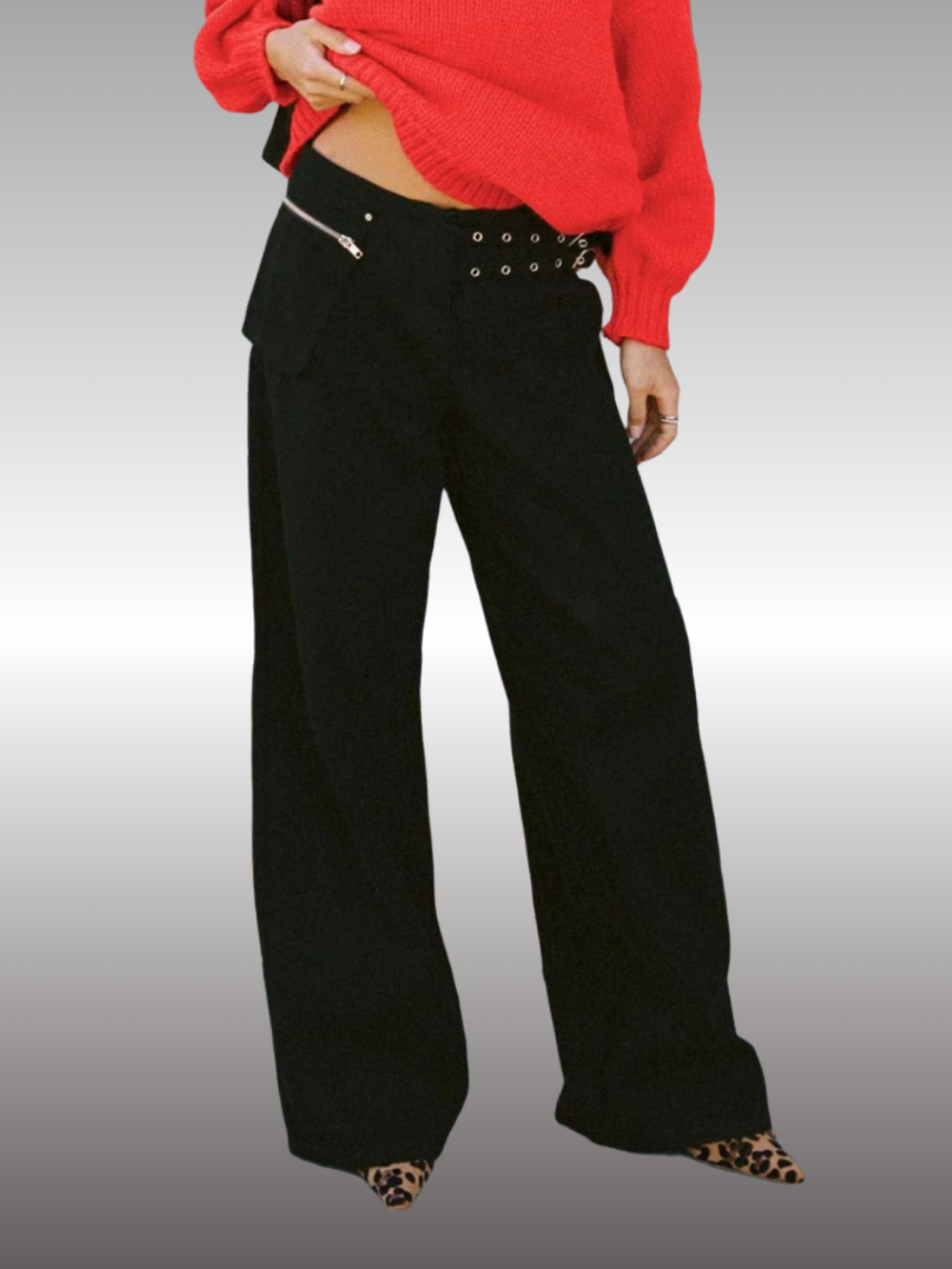 Solvivra Freedom Fit Wide Leg Pants