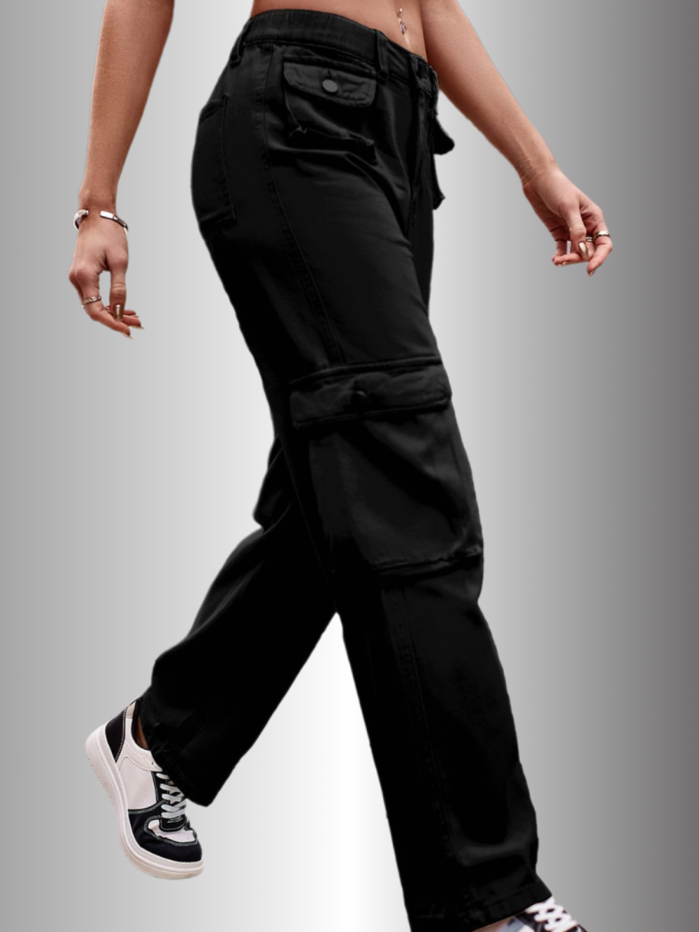 Solvivra Off-Duty Loose Cargo Pants