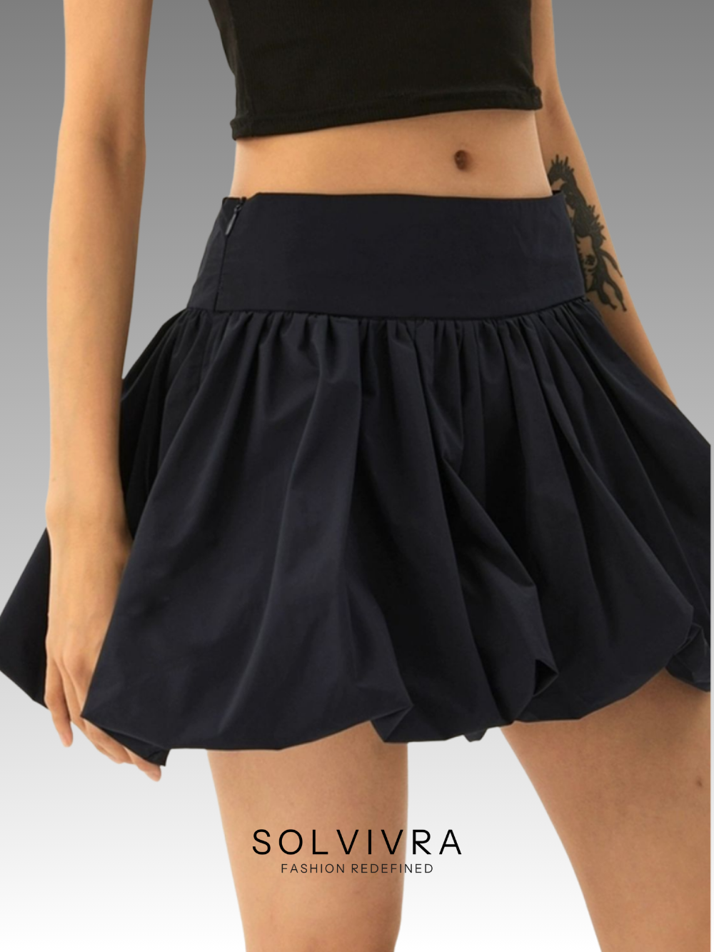 Solvivra Bubble Trouble Mini Skirt