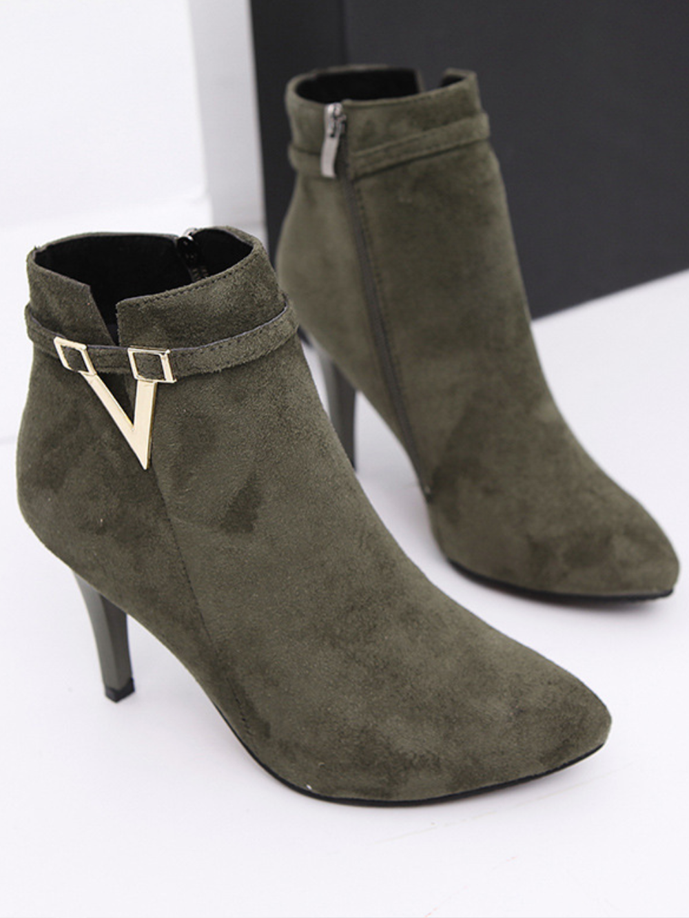 Solvivra Stripped Soul Heeled Boots