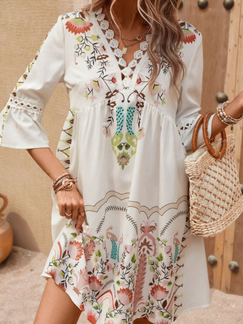 Solvivra Boho Tunic Dress