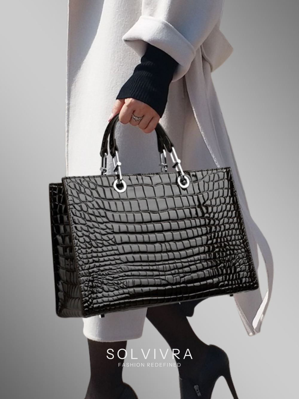 Solvivra Croc Muse Luxe Carryall