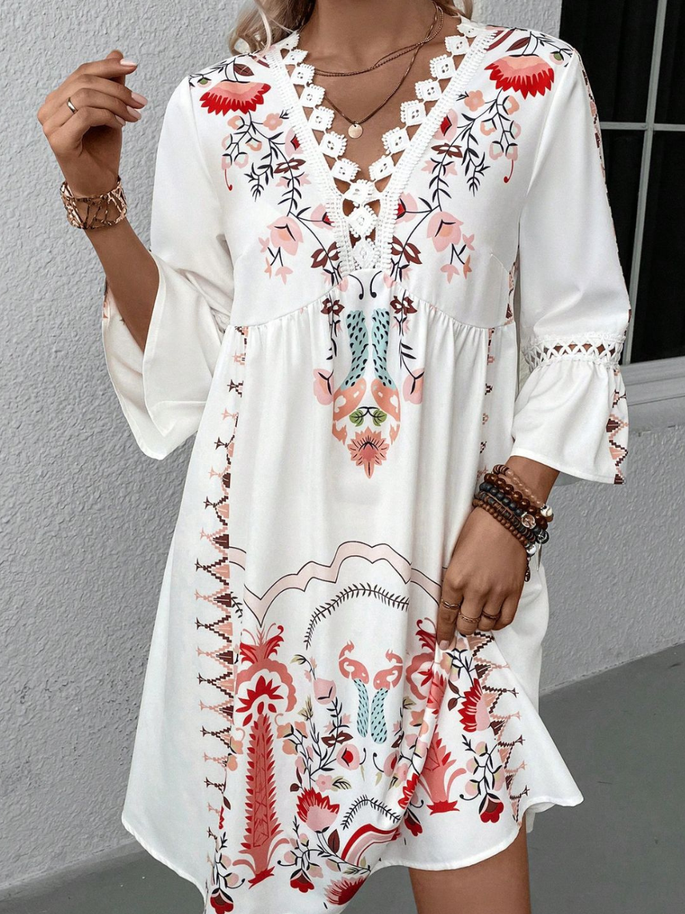 Solvivra Boho Tunic Dress