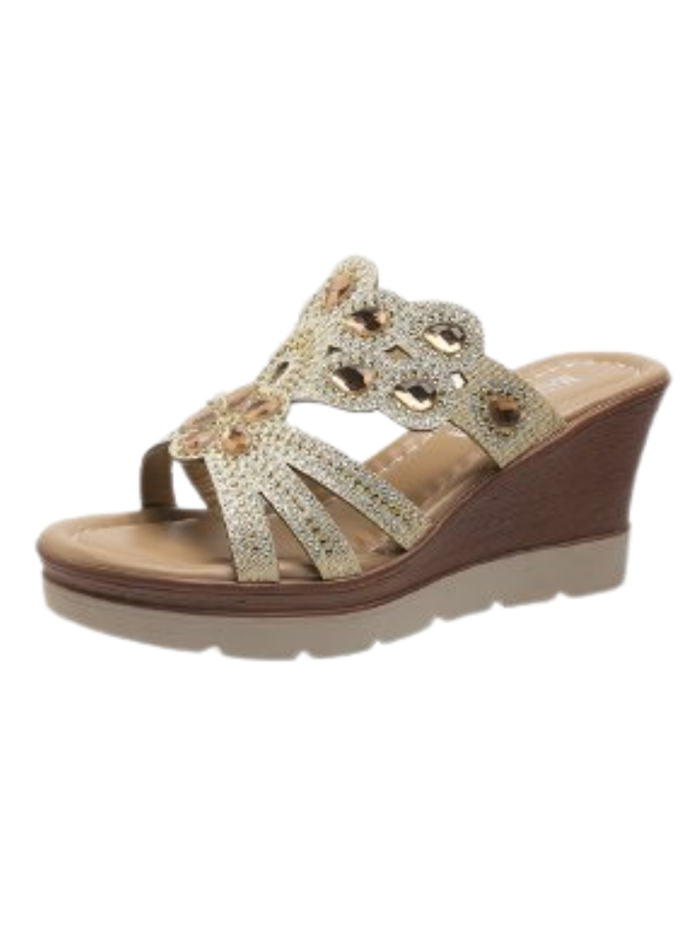 Solvivra Boho Shine Sequin Slides