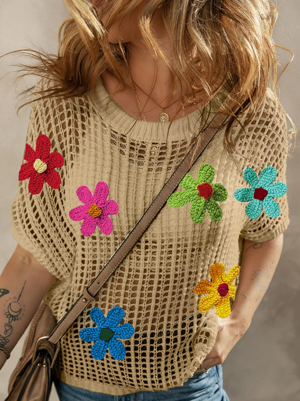 Solvivra Flora Knit Cover-Up