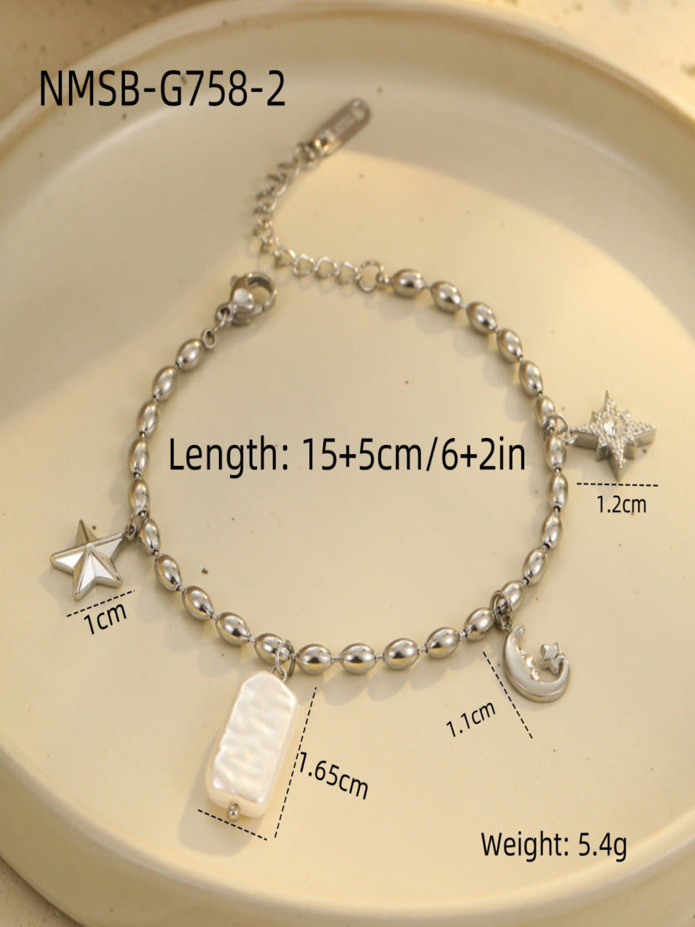 Solvivra Beaded Ocean Style Bracelet