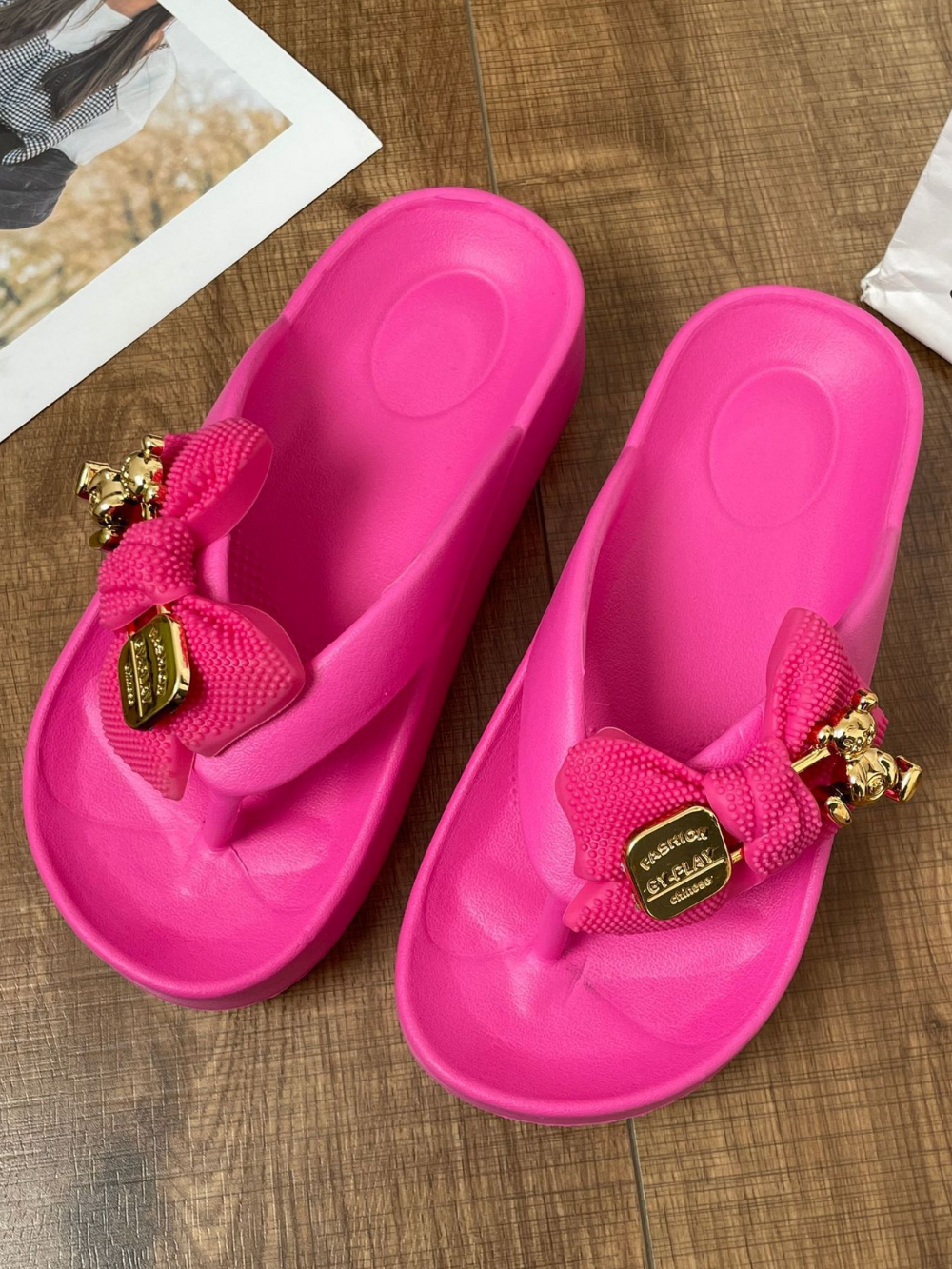 Solvivra Cuddle Wings EVA Platform Slippers