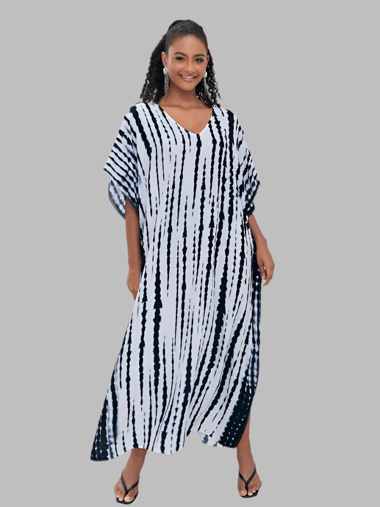 Solvivra Boho Bliss Batwing Maxi Dress 