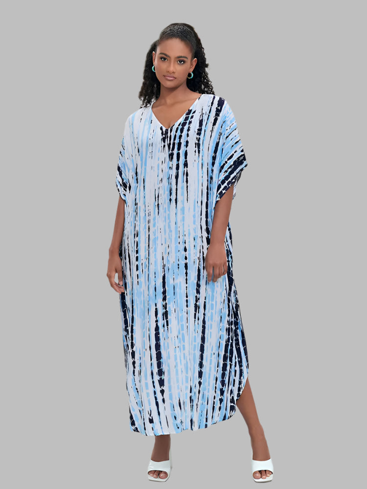 Solvivra Boho Bliss Batwing Maxi Dress 