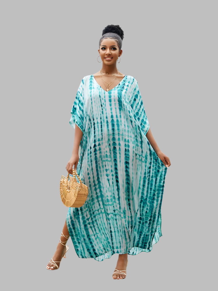 Solvivra Boho Bliss Batwing Maxi Dress 