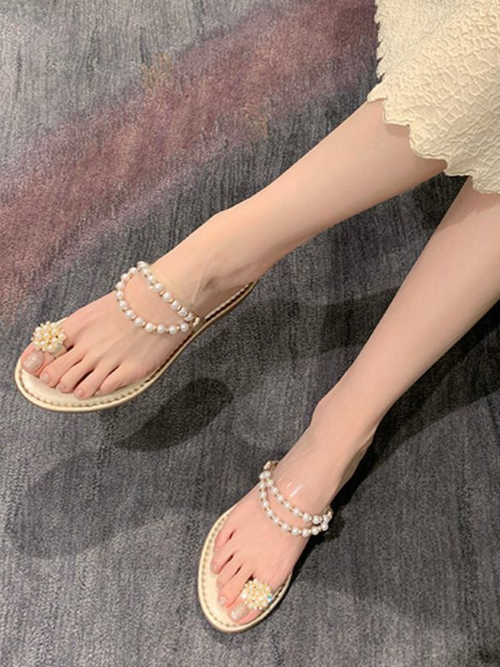 Solvivra Fleur De Perle Sandals