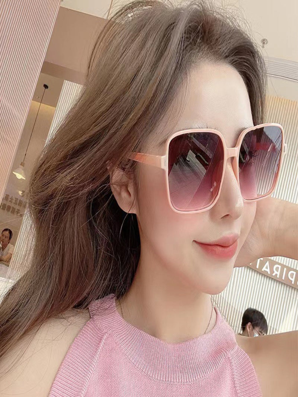 Solviva AllEyes Oversized Frame Sunglasses
