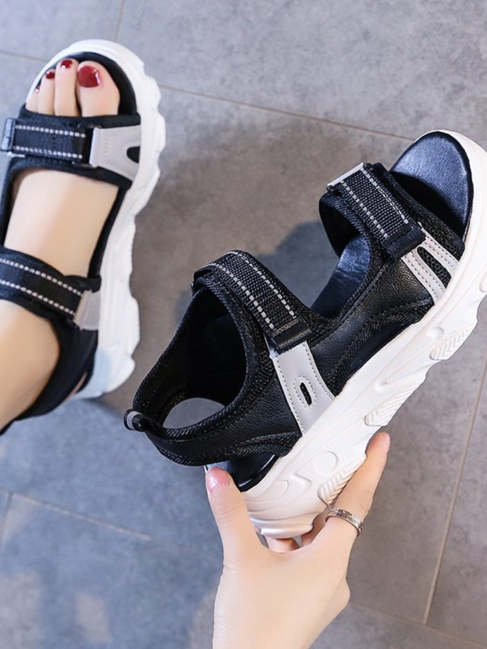 Solvivra CoastRise Casual Platform Sandals