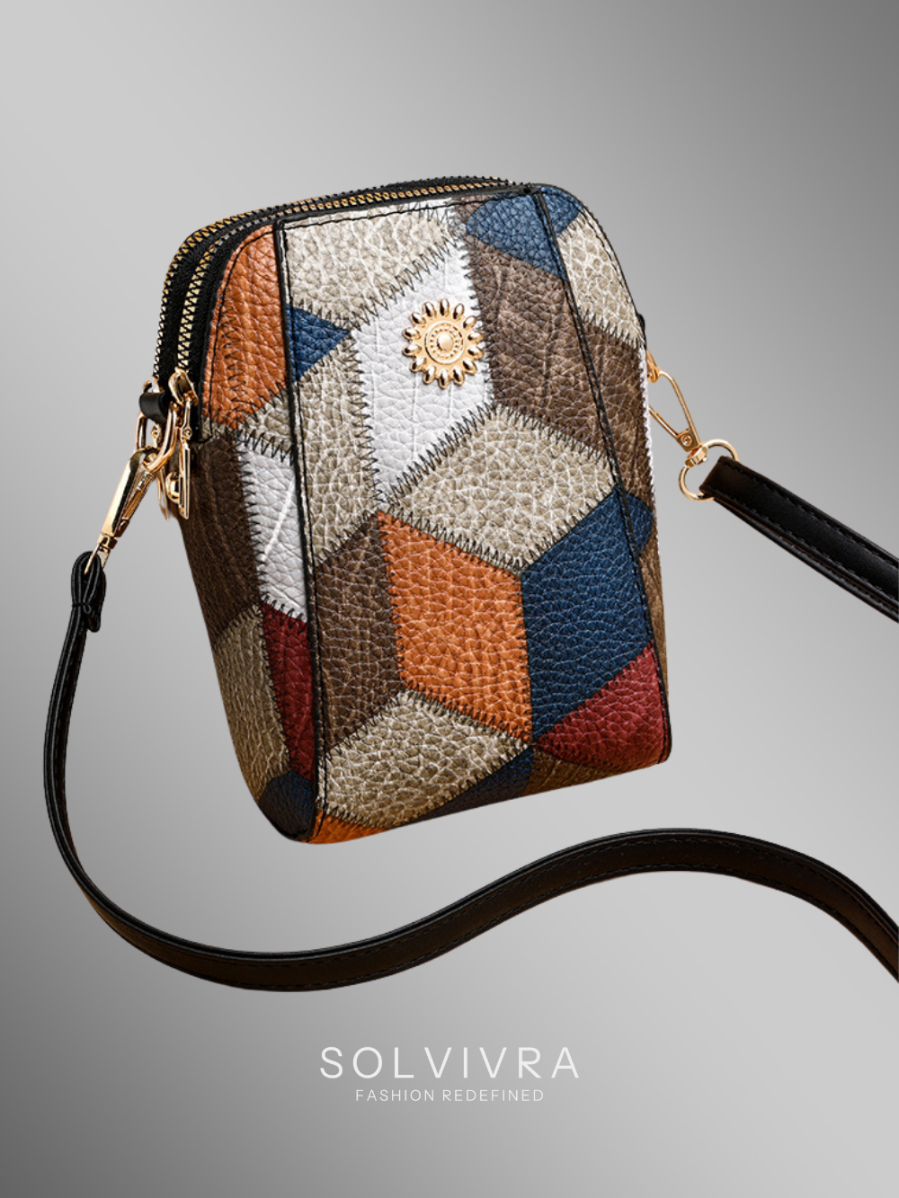 Solvivra Patch Mode Vertical Phone Bag