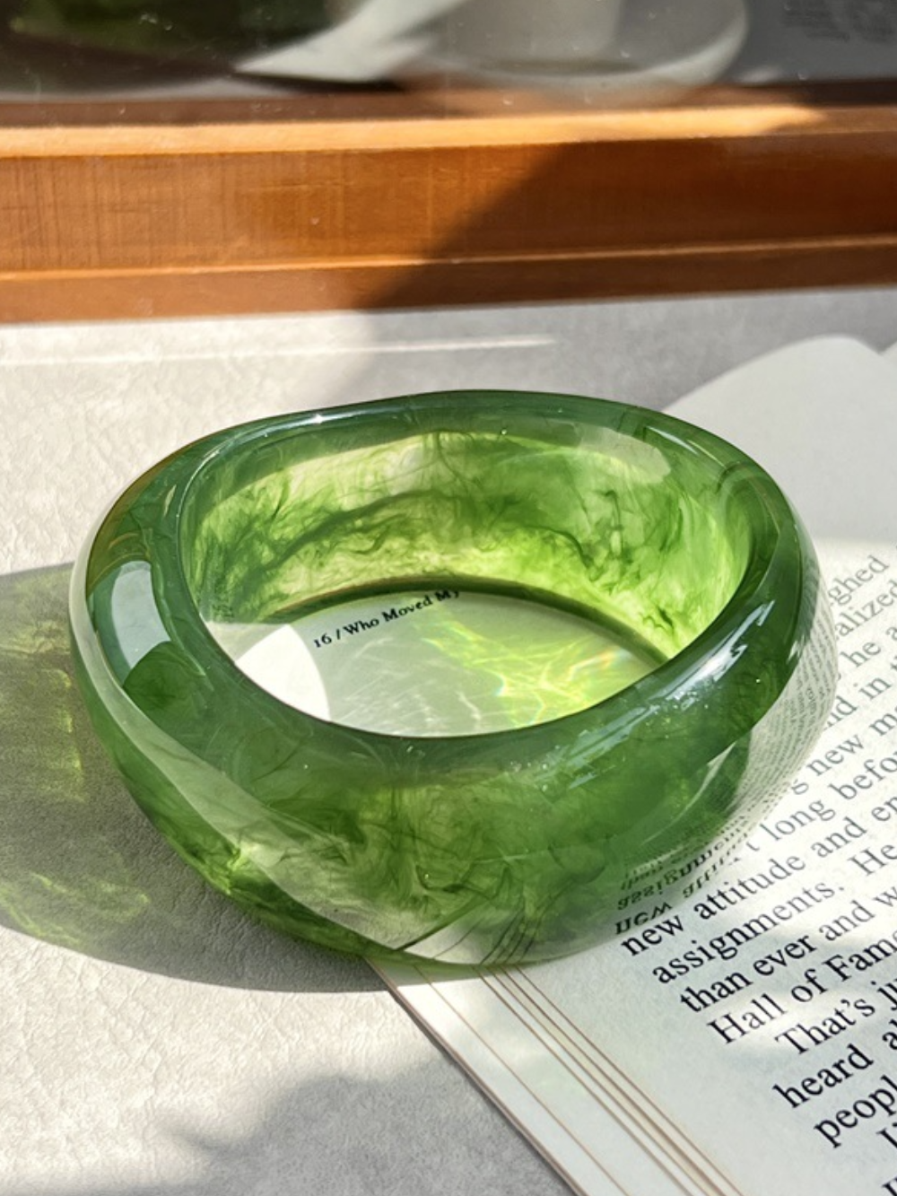 Solvivra Go Green Resin Bracelet