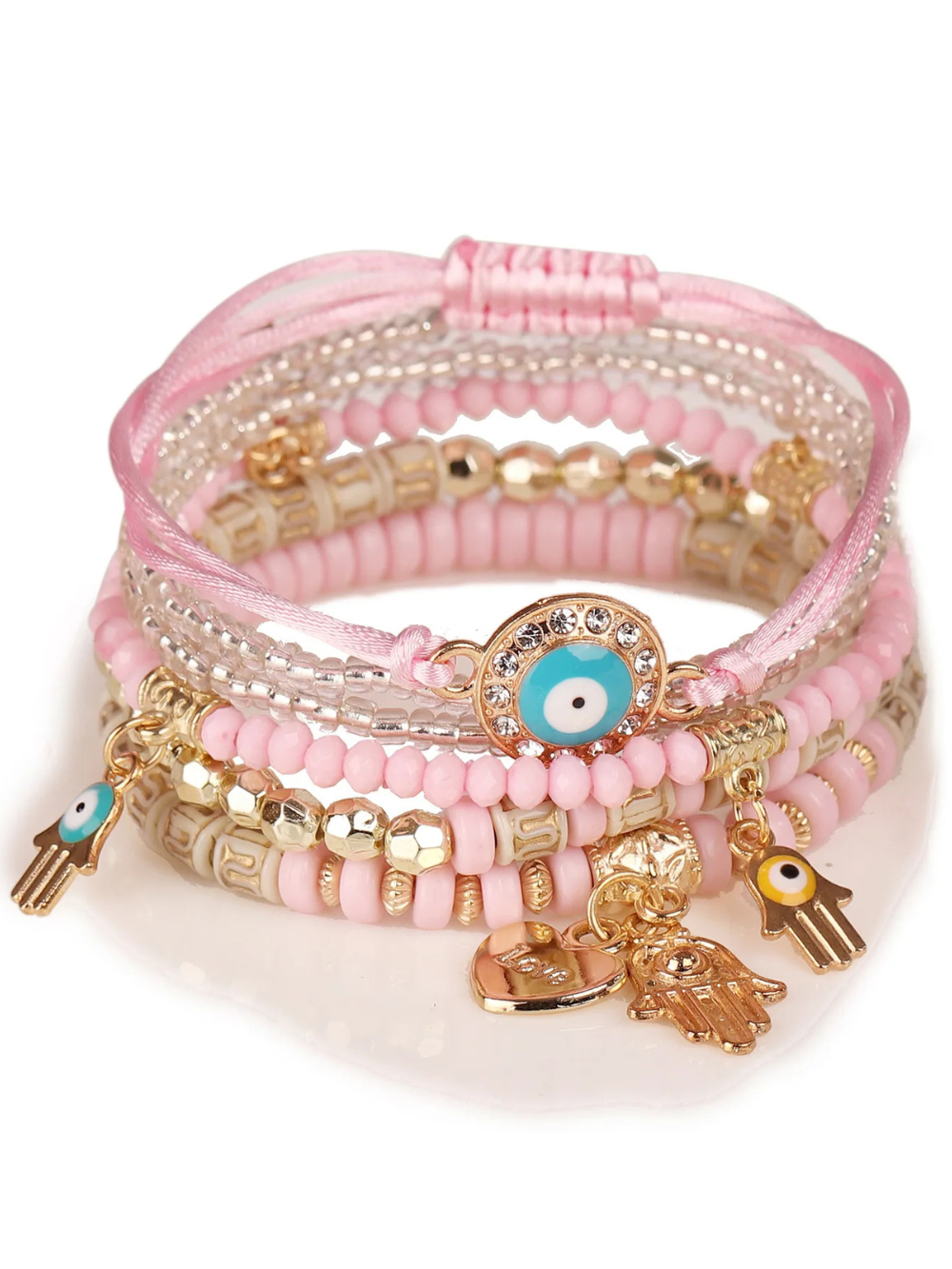 Solvivra Boho Charm Bracelet - 6Pcs/Set