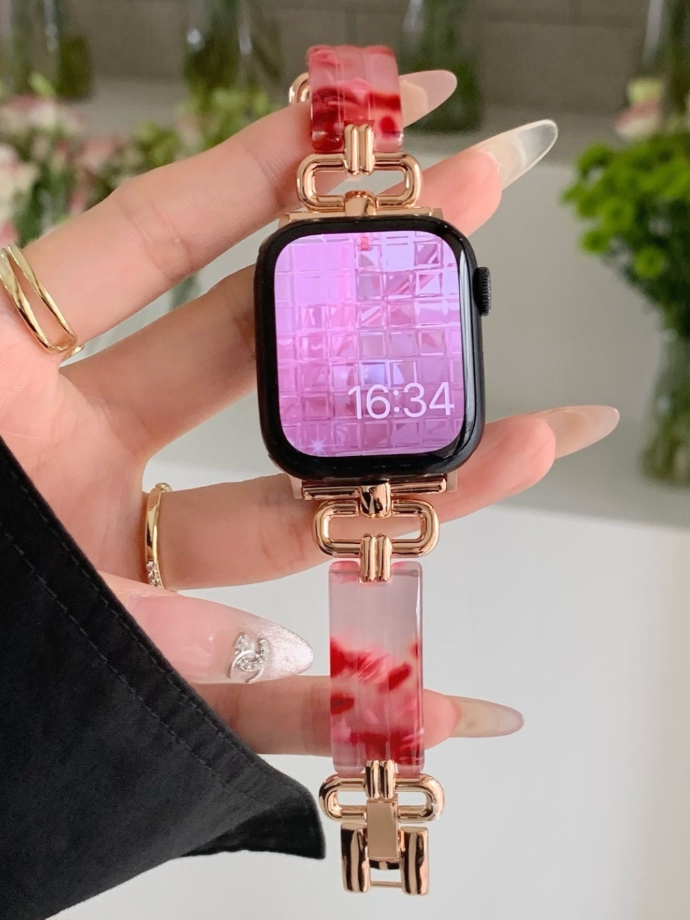 Solvivra Smart Watch Resin Strap
