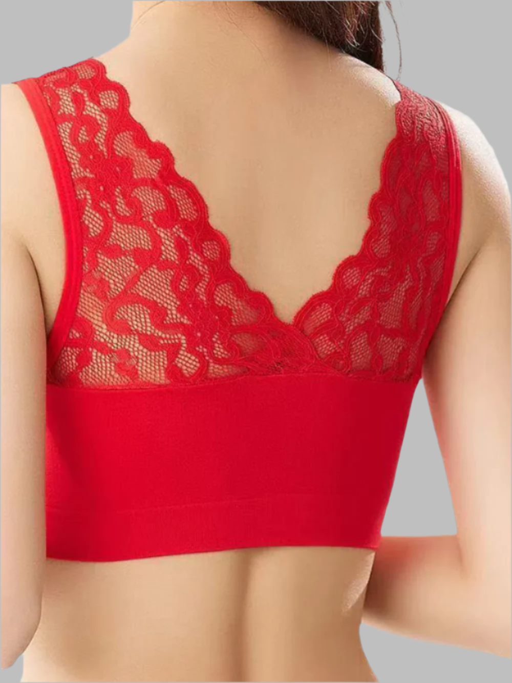Solvivra BareLuxe Lace-Back Comfort Bra
