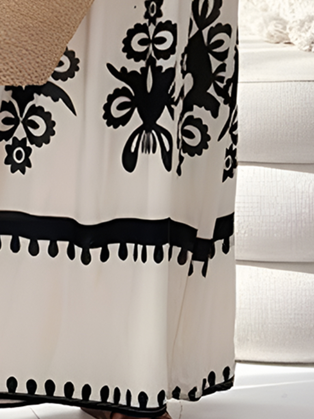 Solvivra Print Wave Maxi Dress
